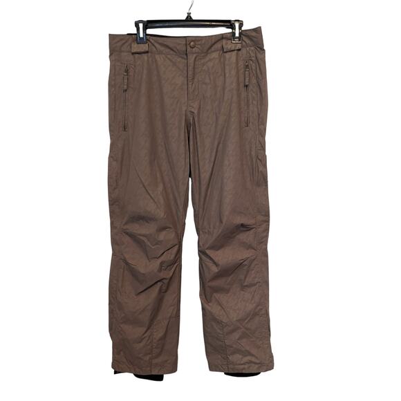 Columbia Ski Snowpants Hounds tooth Brown Size M - Picture 1 of 14